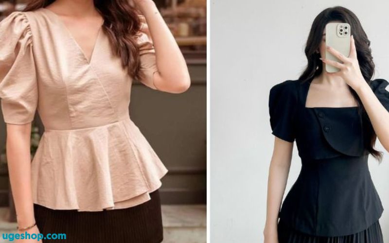 Áo Peplum: Tạo Độ Phồng Ở Ngực Và Eo